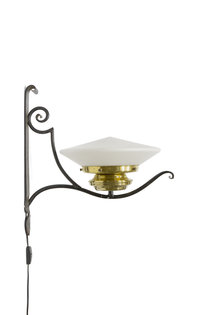 Wall Lamp,  Wrought Iron