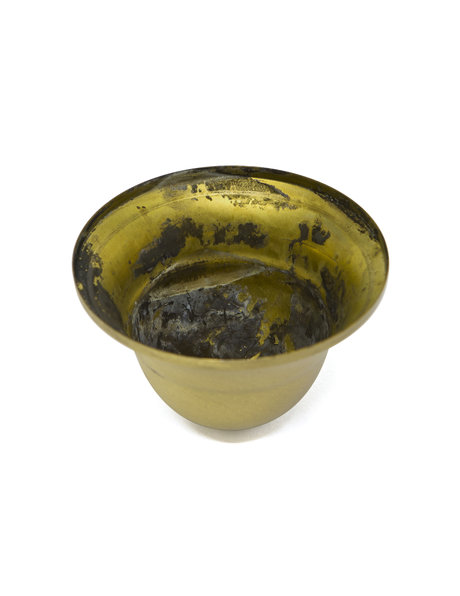 Ceiling Cup made of Patinated Brass