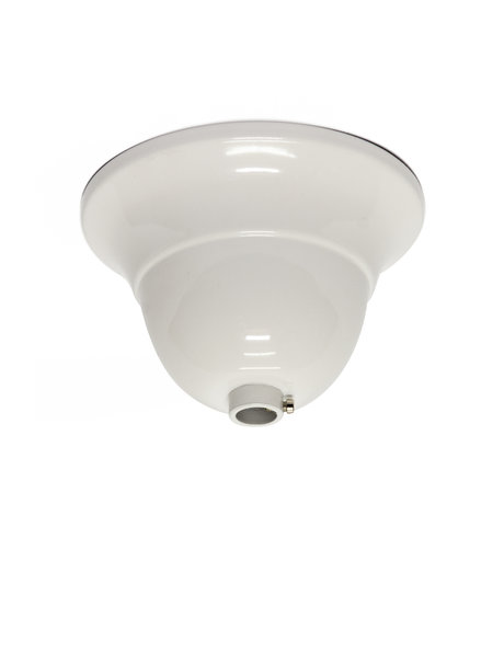 Ceiling plate, white, M10 opening