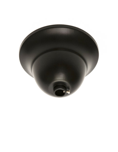 Plafondplaat, zwart, klassiek model