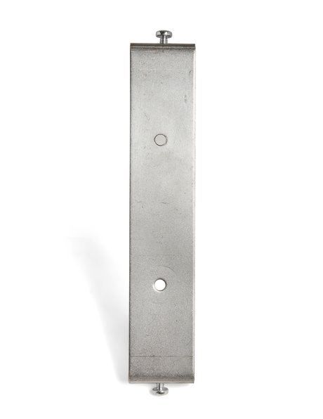 Zilveren beugel voor wandlamp of plafondlamp, 16.0 cm