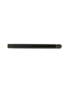 Pipe, 10 cm / 4 inch, M10x1, Black Coated Metal