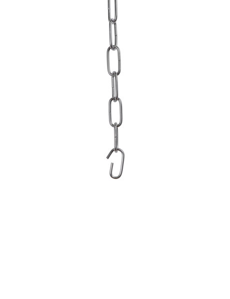 Lamp chain, steel links, size: 4,2 x 2.0 cm  (= 1.65 x 0.8 inch)