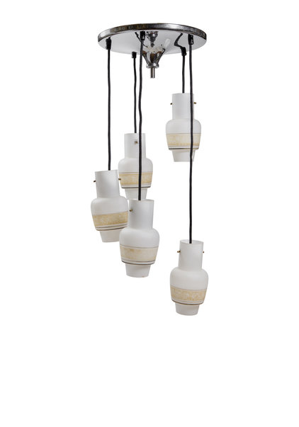 Cascade Pendant Lamp, 5 Light Points