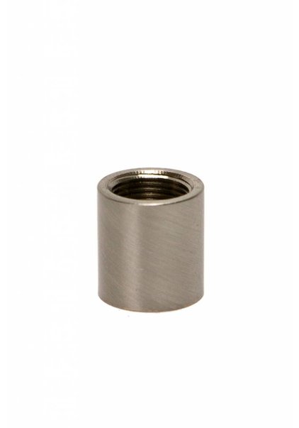 Koppelstuk, mat nikkel, M13