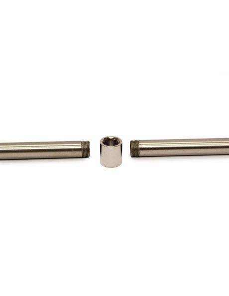 Connecting Rod (nipple) / connecting M13 - M13, material: matt nickel