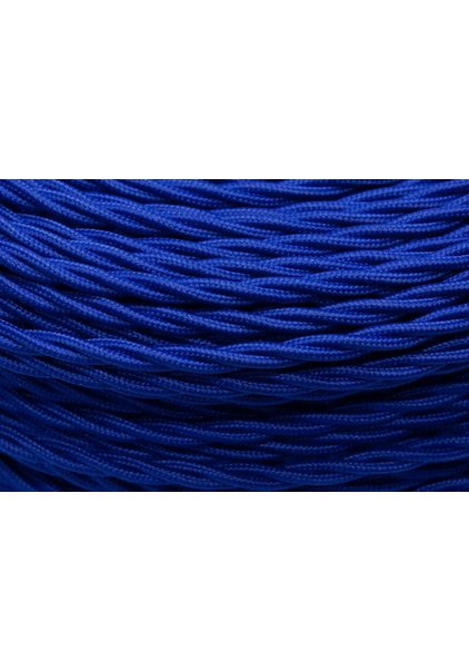 Strijkijzersnoer, Blauw, Gevlochten, 3 aderig