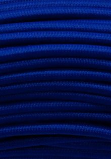 Lamp Wire, With Fabric Cover, Blue, 2 core