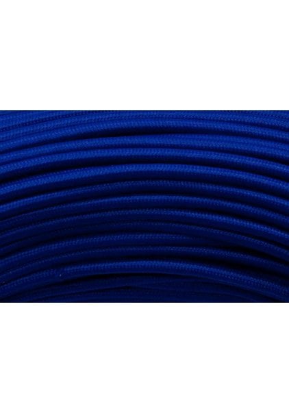 Lamp Wire, With Fabric Cover, Blue, 2 core