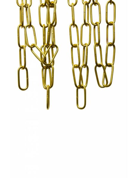 Brass lamp chain, luxurious version, warm colour