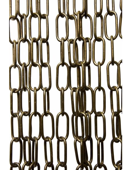 Lamp-ketting, hele grote schakels, gepatineerd