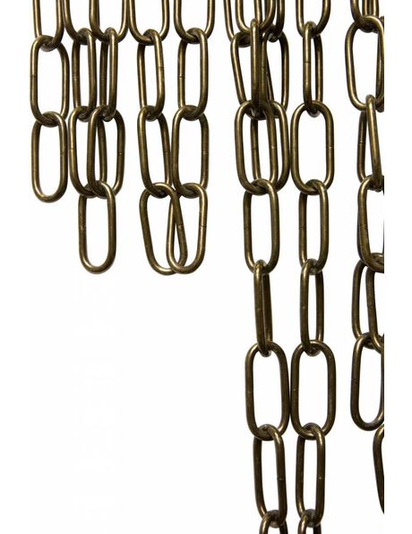 Lamp chain, big size links, patinated
