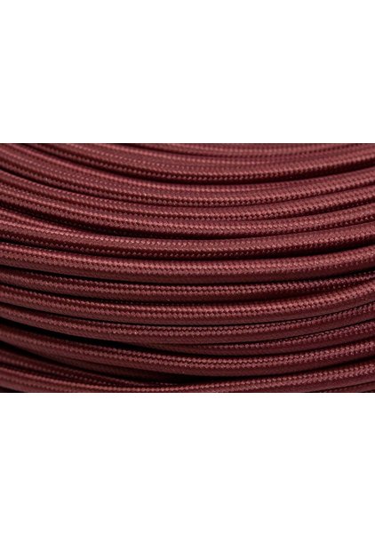 Strijkijzersnoer, Bordeaux Rood, 2 aderig