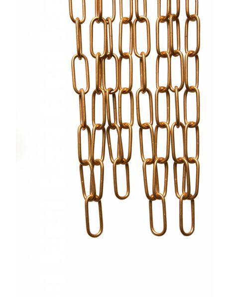 Lampketting, rood koper kleur, grote schakels