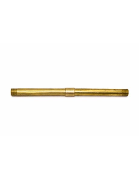 Coupling piece brass, 1.3 cm (M13) 0.59 inch, to connect lamp pipes