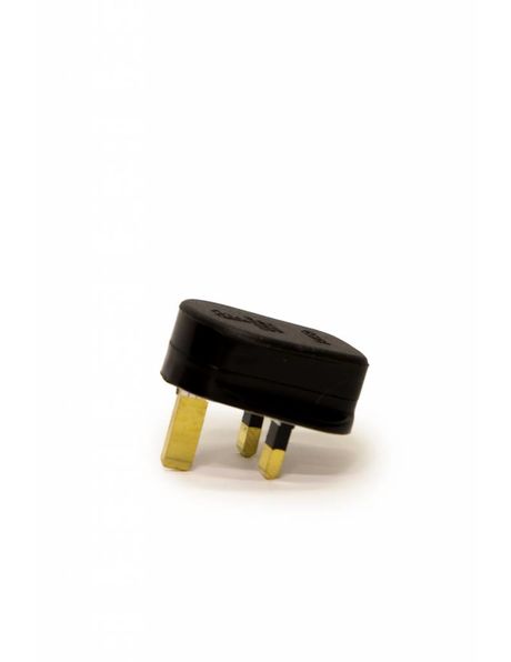 Power plug, model: British Standard, material: black plastic