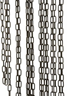 Lamp Chain, Antique Brown Coated, Small Links