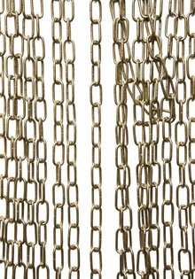 Lamp ketting, Chroom, Kleine schakels, 2.0 x 1.0 cm