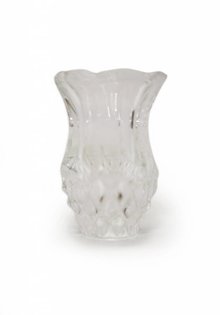 Chandelier Vase, Clear Glass, Small