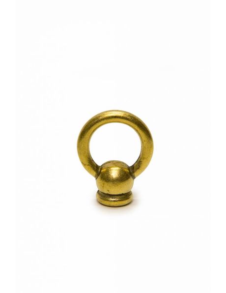 Lamp holder mounting, brass ring nipple with M10 thread