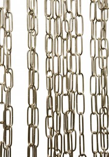 Lampketting, Chroom, schakels: 4.0 x 1.5 cm