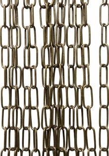 Lamp Chain, Antique Brass Coloured, 4.6 x 2.0 cm