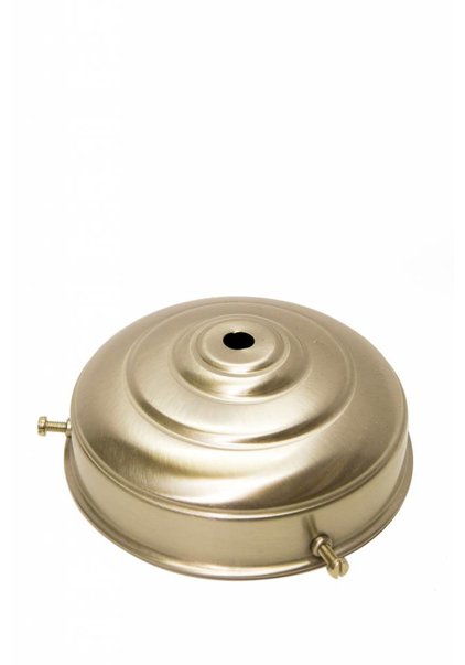 Glasdrager mat nikkel, 11 cm