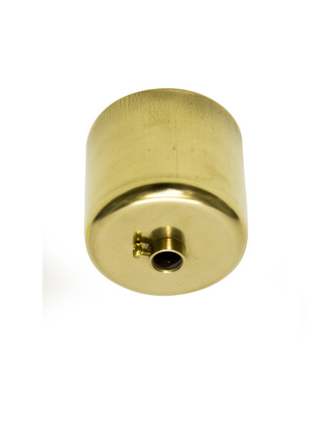 Gold coloured Ceiling Plate, 5cm (2 inch) high model, with mounted adjusting ring