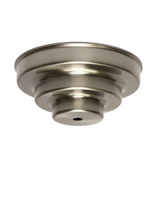 Ceiling Cap, Stair Shaped, Matt Nickel, 14 cm