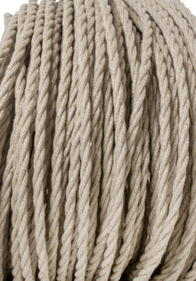 Stofkabel, Jute, Gevlochten, 3 Aderig