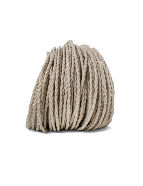 Electricity cord, cloth covered, braided