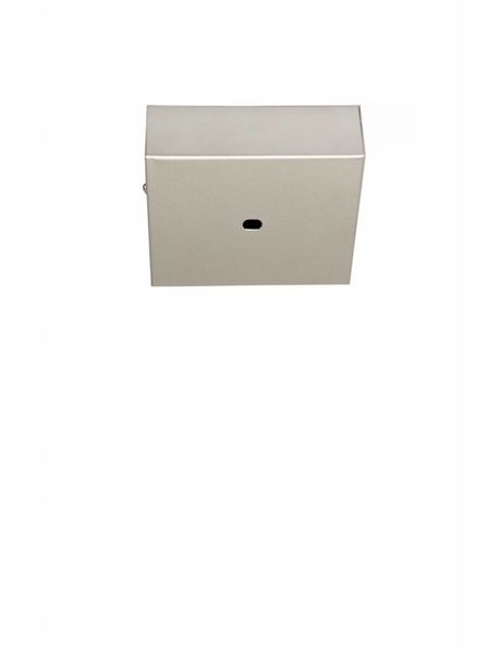 Ceiling Cap, Square, light grey coating