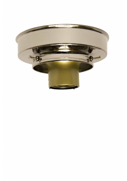 Ceiling Lamp Ring, Shiny Nickel, 8.0 cm / 3.15 inch