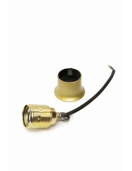 Ring for ceiling lamp, unpolished brass, 8 cm / 3.15 inch grip