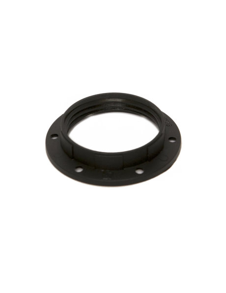 Black shade ring E27 to combine with E27 lfitting with external thread