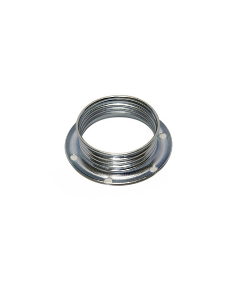 Shade ring, brass, for small lamp socket (E14), with external thread
