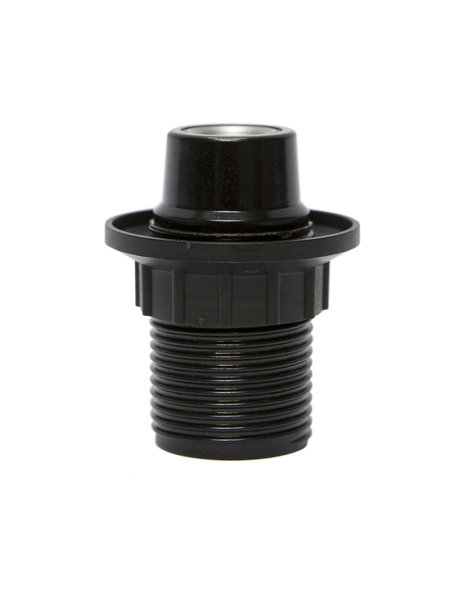 Fitting E14 shade ring, made of black plastic