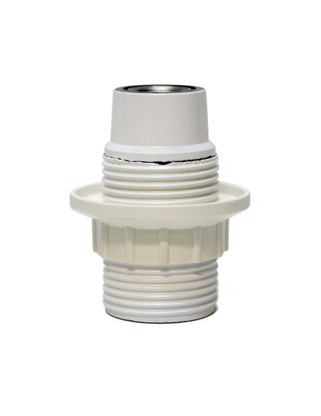 Shade ring for E14 Socket, made of white plastic