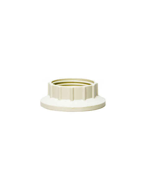 Shade ring for E14 Socket, made of white plastic
