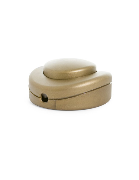 Gold coloured plastic foot switch