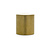 Brass cover plate, 1.8 cm / 0.7 inch high, internal M13x1 thread