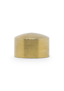 Afdekdopje, Messing, 0.8 cm Hoog, M10x1
