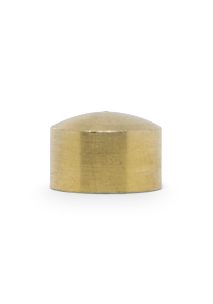 Afdekdopje, Messing, 0.8 cm Hoog, M10x1
