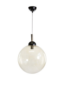Vintage Hanging Lamp, Big Glass Bulb
