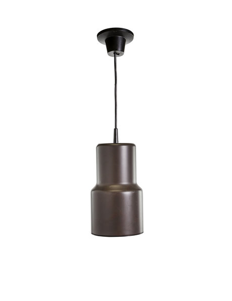 lighting, brown vintage metal hanging lamp