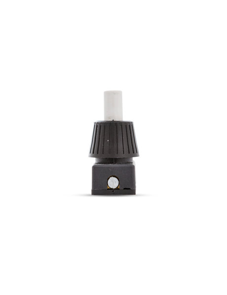 Black and white plastic built-in switch for desk lamps