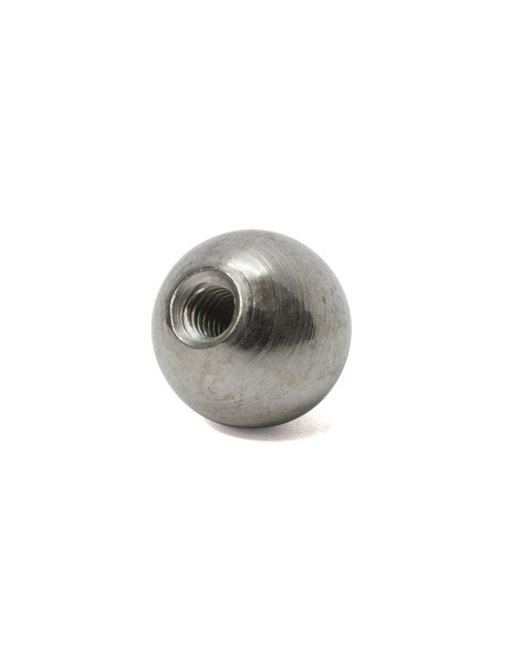 Cover Sphere, silver, m3x1 internal thread