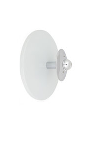 Design Wall Lamp, White Disc