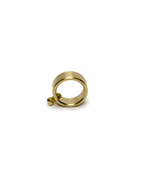 Stelring, goud kleurig koper met diameter van 1.0 cm (M10)