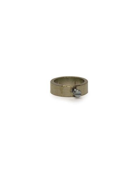 Adjustment ring chrome, silver, M16 (16 mm / 0.63 inch)